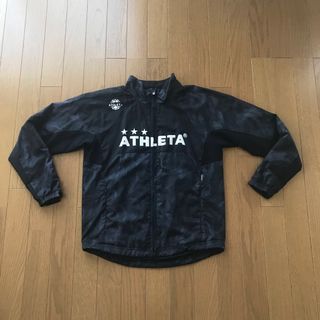 アスレタ(ATHLETA)の★値下げしました★ATHLETA ウィンドブレーカー　150cm 黒(ジャケット/上着)