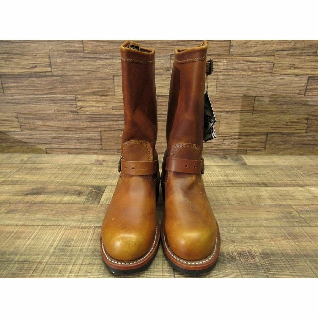 CHIPPEWA(チペワ)の新品 チペワ 91066 スプリットレザー エンジニア ブーツ タン 25.5 メンズの靴/シューズ(ブーツ)の商品写真