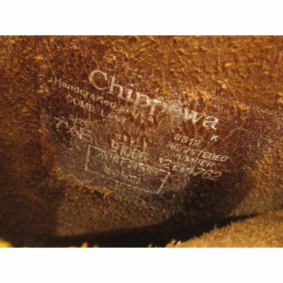 CHIPPEWA(チペワ)の新品 チペワ 91066 スプリットレザー エンジニア ブーツ タン 25.5 メンズの靴/シューズ(ブーツ)の商品写真