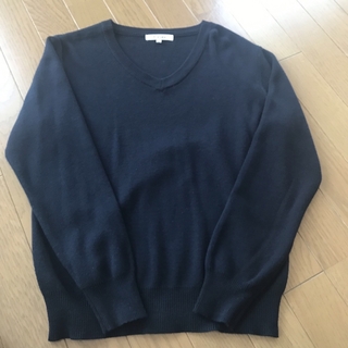 シマムラ(しまむら)の美品　スクールセーター　濃紺　150cm(ニット)