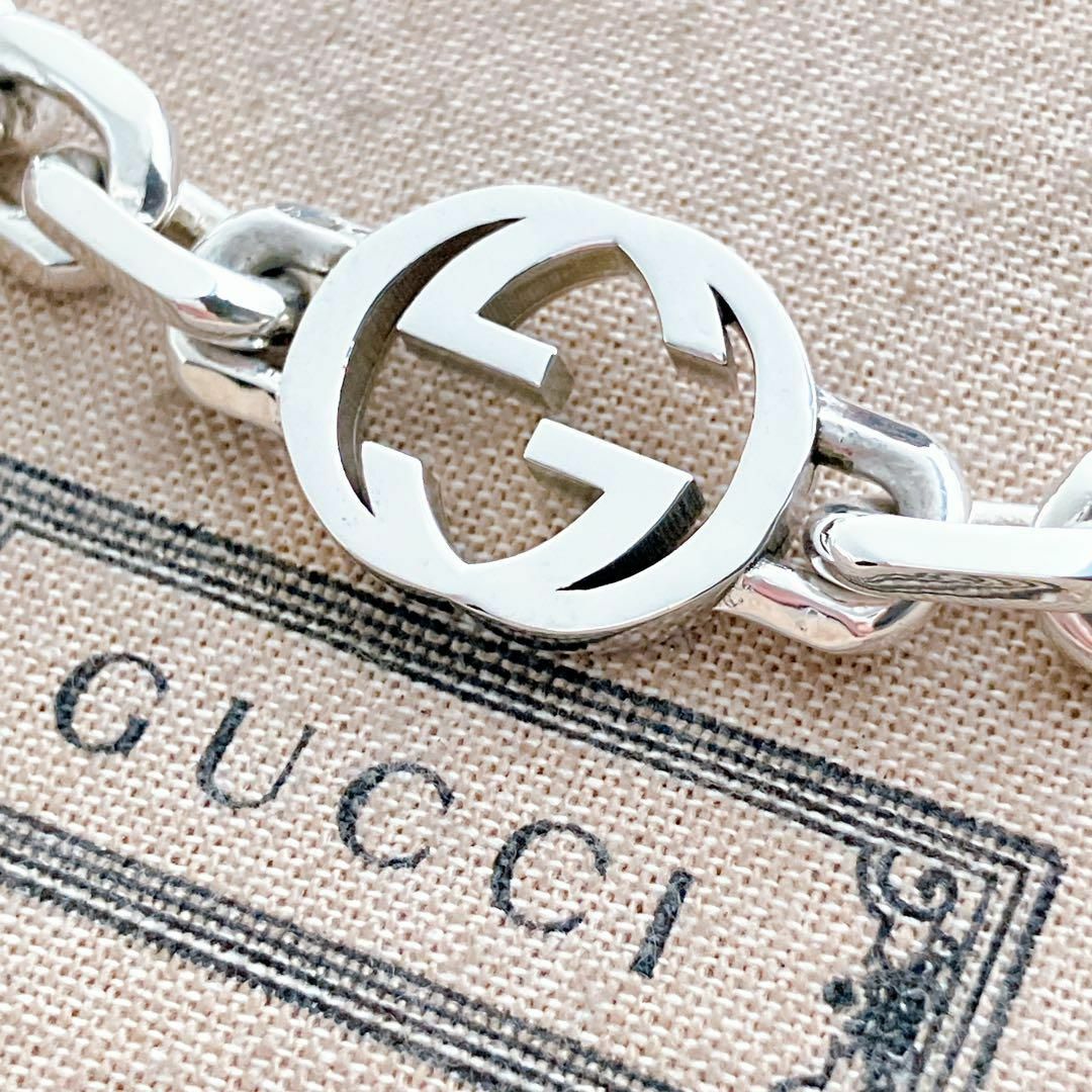 Gucci(グッチ)の【新品仕上げ】グッチ GUCCI 925 ブレスレット シルバー メンズ 983 メンズのアクセサリー(ブレスレット)の商品写真