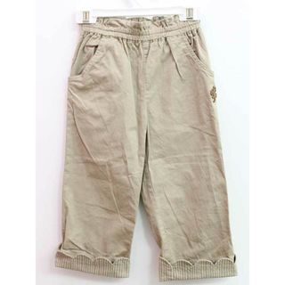 ニットプランナー(KP)の【春夏物 新入荷!】♪ニットプランナー/KP/ケーピー♪110cm ロングパンツ/長ズボン ライトブラウン 裾ロールアップ可【中古】子供服 キッズ kids 女の子 春夏秋 bottoms 823042(パンツ/スパッツ)