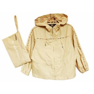 BURBERRY - 【春物 新入荷!】[バーバリー/BURBERRY]110cm ナイロンブルゾン/ナイロンジャンパー/ウィンドブレーカー ベージュ 収納袋付【中古】子供服 キッズ kids 男の子 女の子 春秋 otr 623042