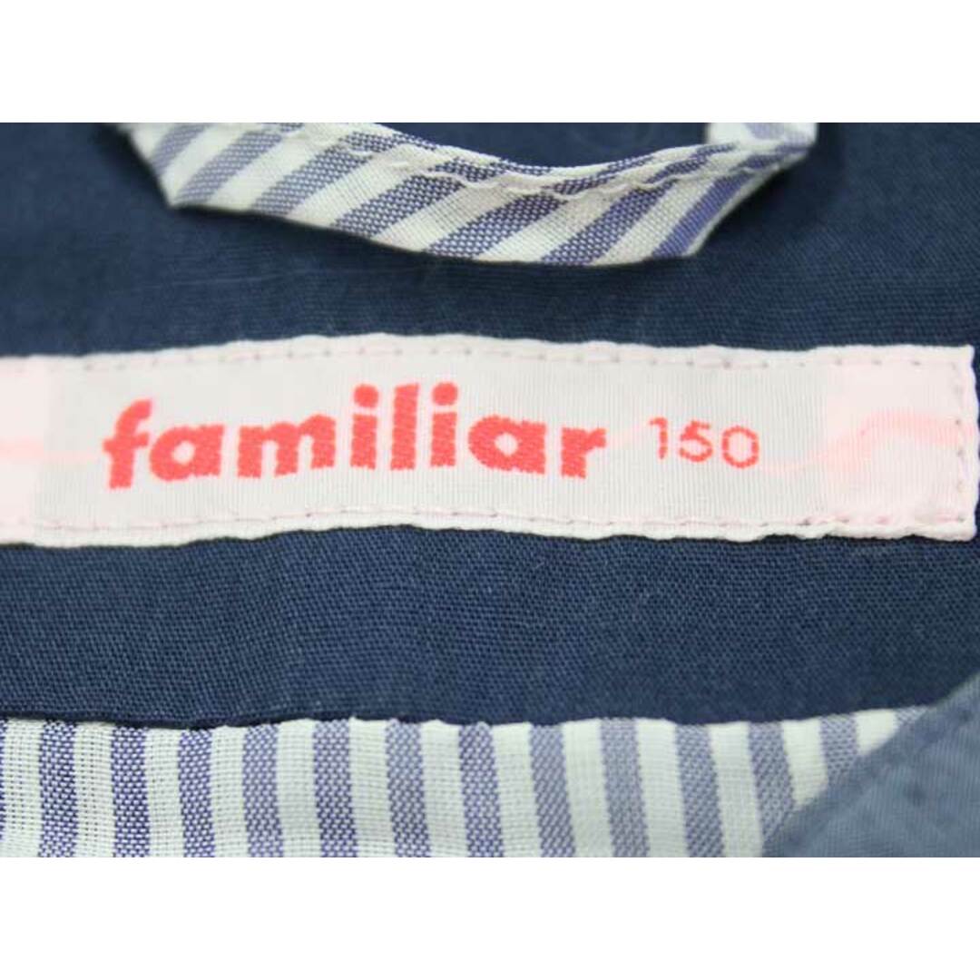 familiar(ファミリア)の【春物 新入荷!】▼ファミリア/familiar▼150cm ナイロンジャンパー/ナイロンブルゾン/ウィンドブレーカー  青系 【中古】 子供服 キッズ ジュニア 女の子 春 otr 123042 キッズ/ベビー/マタニティのキッズ服女の子用(90cm~)(ジャケット/上着)の商品写真