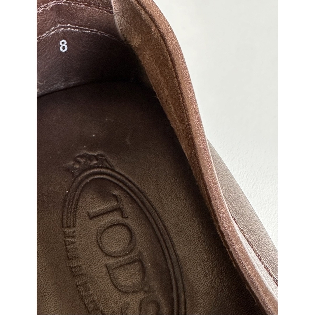 TOD'S(トッズ)の☑️終了しました、　men's Tod's  8   カッター　茶色 レディースの靴/シューズ(ローファー/革靴)の商品写真