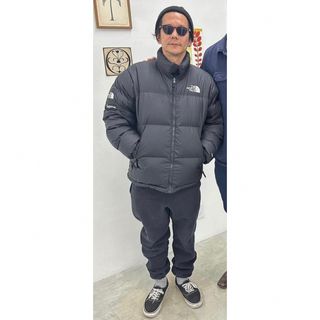 シュプリーム(Supreme)のSupreme TNF Split Nuptse Jacket Black M(ダウンジャケット)