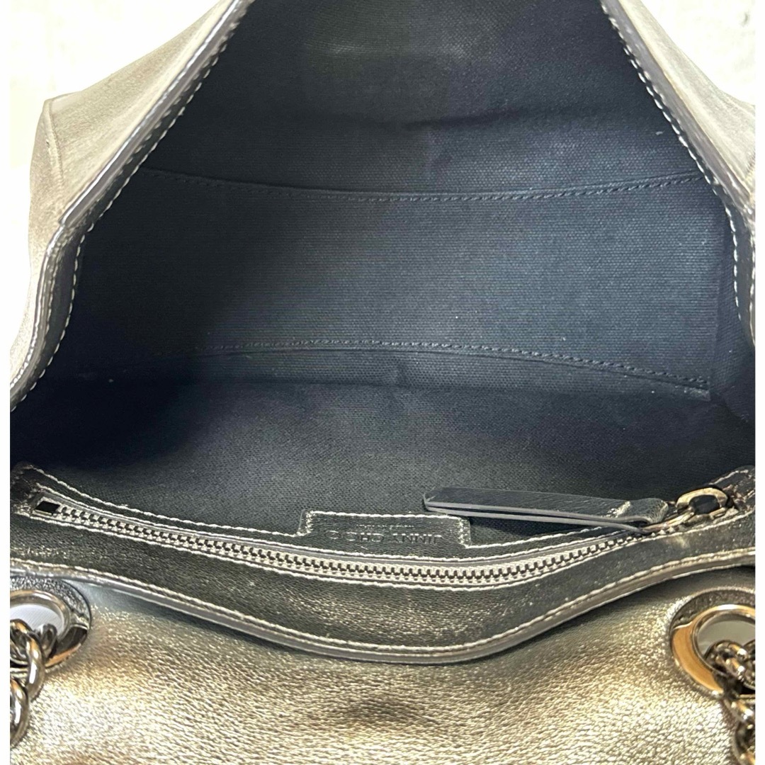 JIMMY CHOO】HELIA/S シルバー キルティング ショルダーバッグ JIMMY CHOO】HELIA/S シルバー キルティング ショルダーバッグ