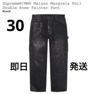 Supreme - Sup  MM6 Foil Double Knee Painter Pant 黒