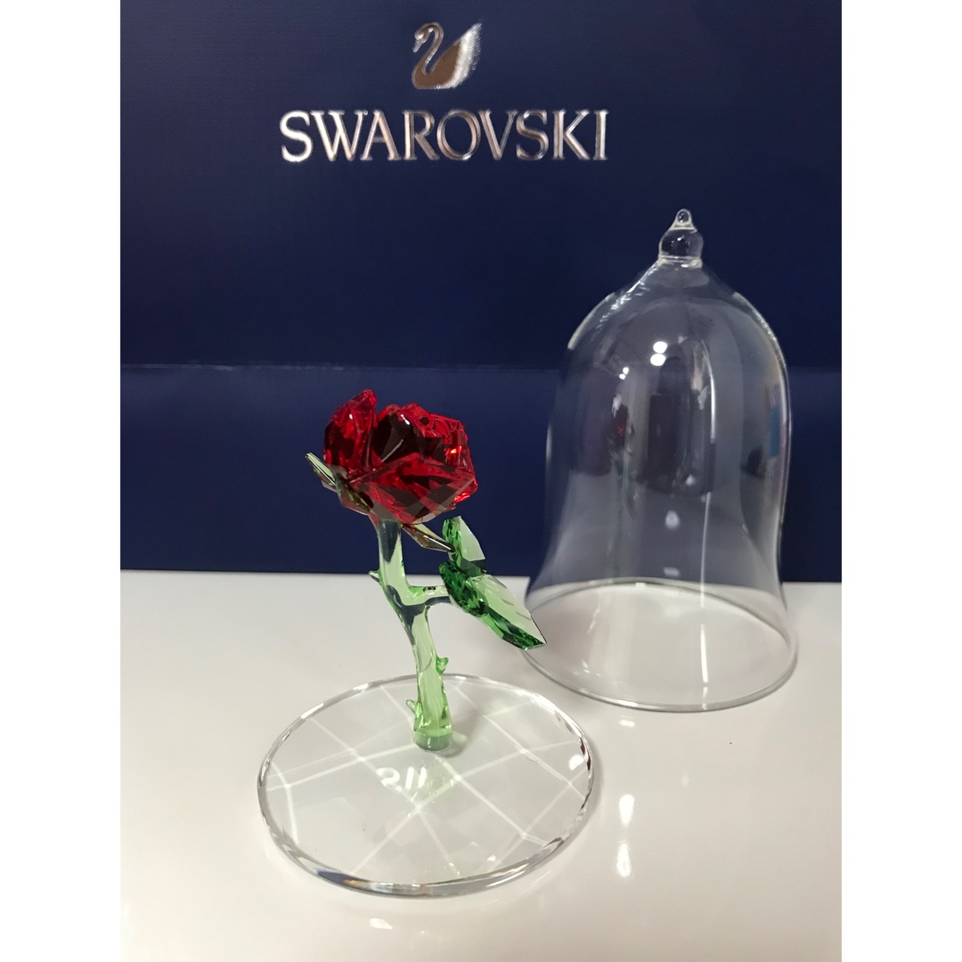 スワロフスキー 美女と野獣の薔薇 スワロフスキー 美女と野獣の薔薇