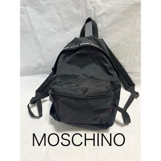 MOSCHINO - 美品　モスキーノ　ミニリュック　黒　コンパクト　バックパック