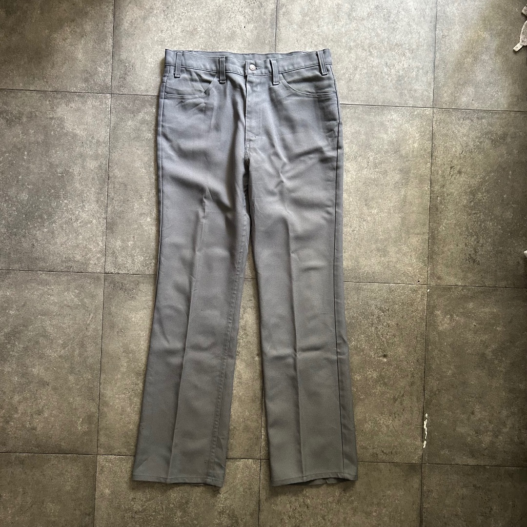usa古着 Levi's 517 フレア スラックス スタプレ 34×32 Levi's - 90s USA製 リーバイス ポリ フレア パンツ メンズ 34