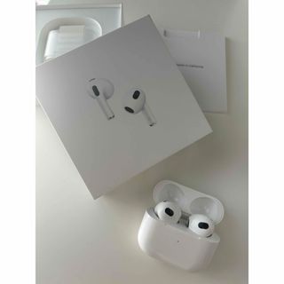 アップル(Apple)のAirPods（第3世代）マイク対応  /Bluetooth /ノイキャン非対応(ヘッドフォン/イヤフォン)