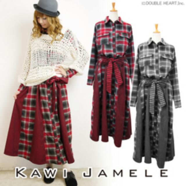 KAWI JAMELE カウイジャミール チェックワンピース