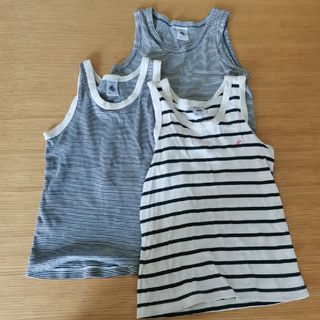 プチバトー(PETIT BATEAU)のプチバトー　タンクトップ　5ans 3枚セット(下着)