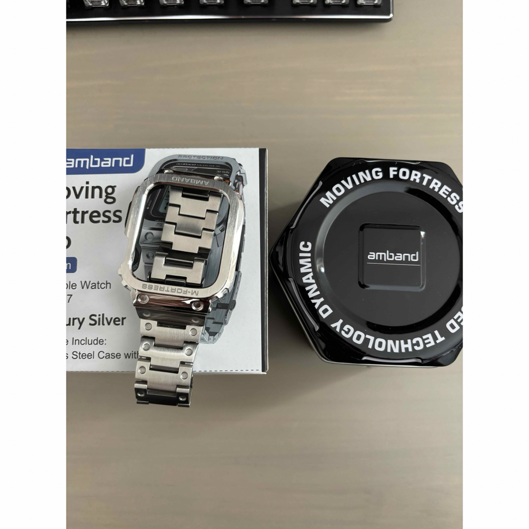 Apple Watch(アップルウォッチ)のamband 45mm用バンド メンズの時計(金属ベルト)の商品写真