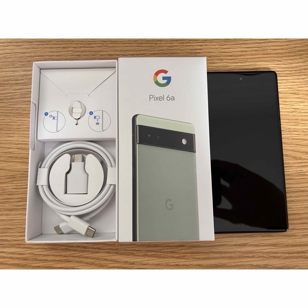 Google Pixel(グーグルピクセル)のGoogle Pixel 6a セージ スマホ/家電/カメラのスマートフォン/携帯電話(スマートフォン本体)の商品写真