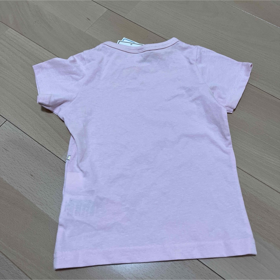 しまむら(シマムラ)のクマポシェット風　半袖Tシャツ　95 キッズ/ベビー/マタニティのキッズ服女の子用(90cm~)(Tシャツ/カットソー)の商品写真