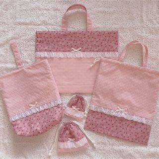 order品🌷入園グッズ5点セット(バッグ/レッスンバッグ)