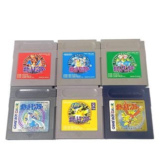 No.GB15【ソフトのみ、バラ売り不可】ポケットモンスター6作品セット GB(携帯用ゲームソフト)