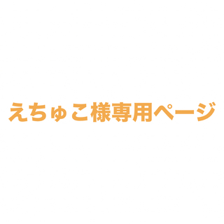 えちゅこ様専用ページ(オーダーメイド)