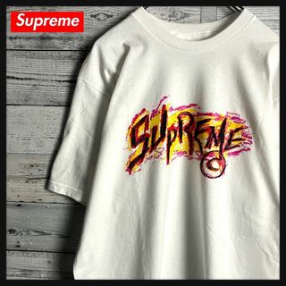 シュプリーム(Supreme)の【美品　人気Lサイズ】シュプリーム☆センタービッグペイントロゴTシャツ 即完売(その他)