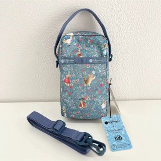 レスポートサック(LeSportsac)のフォンケース　ショルダーバック　ピーターラビット　グリーン　レスポートサック新品(ショルダーバッグ)