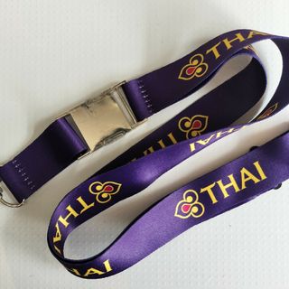 ■タイ国際航空/THAI AIRWAYS ロゴマーク入りネックストラップ(航空機)