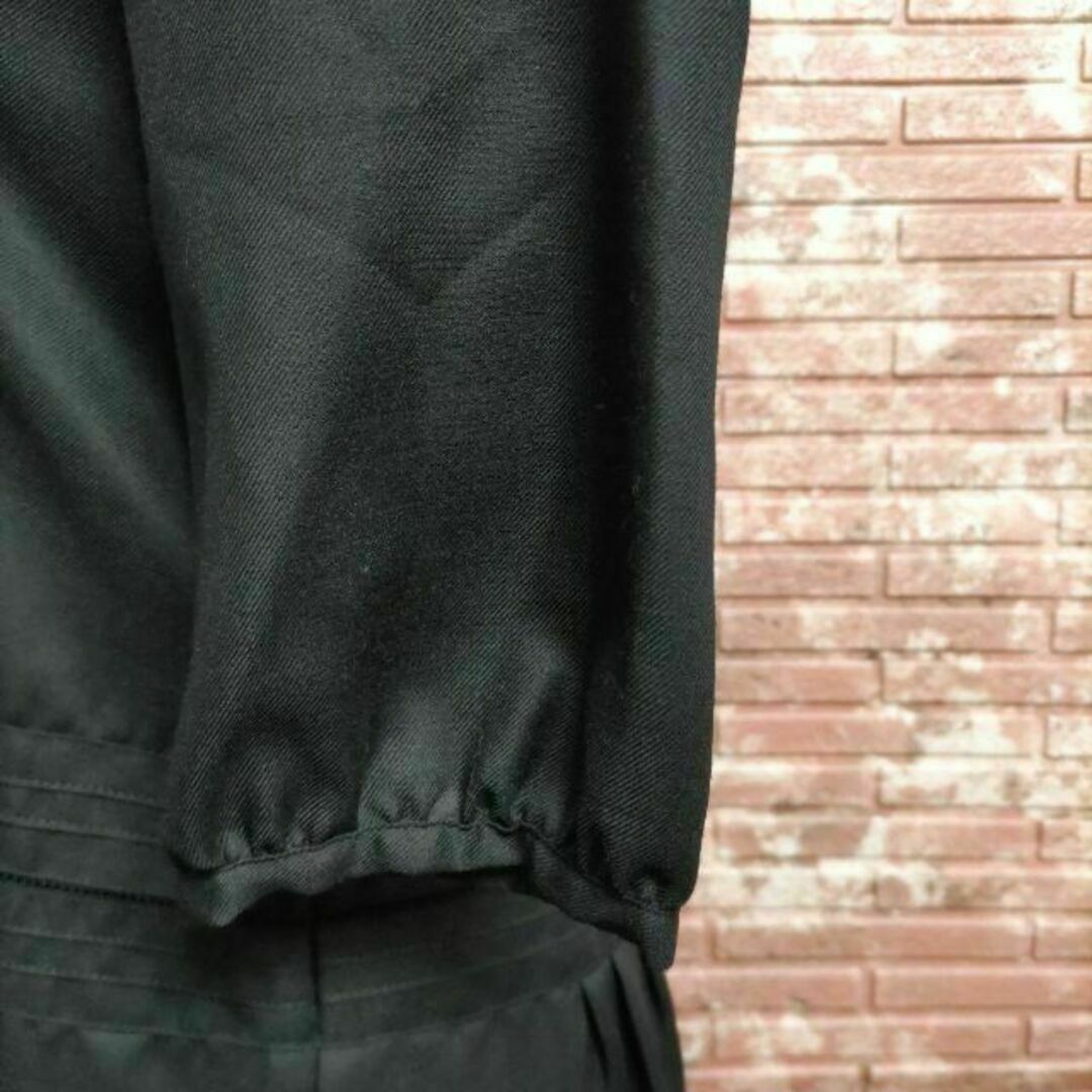 Ray BEAMS(レイビームス)のザウェイオブチック レイビームス 5分袖 フリル付 ワンピース キャミ付 黒 レディースのワンピース(ひざ丈ワンピース)の商品写真