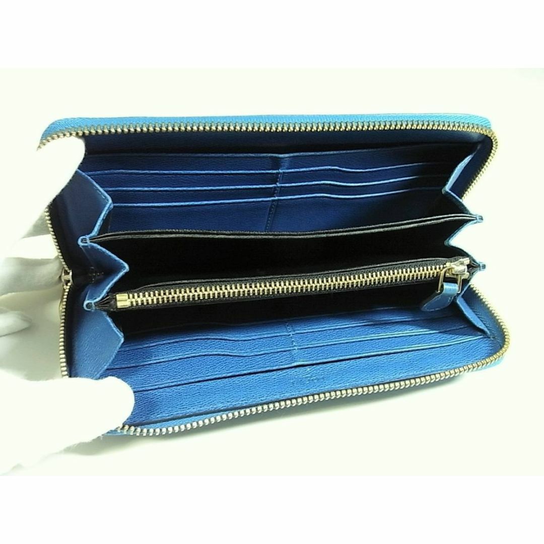 LOEWE(ロエベ)のロエベ Loewe カーフ製ラウンドジップ長財布 ターコイズブルー レディースのファッション小物(財布)の商品写真