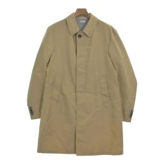 トムブラウン(THOM BROWNE)のTHOM BROWNE トムブラウン ステンカラーコート 3(L位) ベージュ 【古着】【中古】(ステンカラーコート)