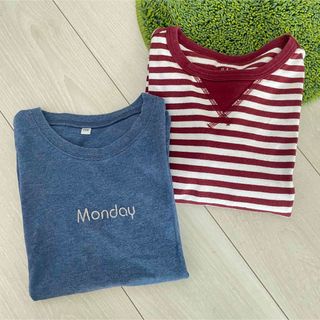 GAP - 2点セット GAP 無印良品 半袖  刺繍 カスタマイズ Tシャツ カットソー