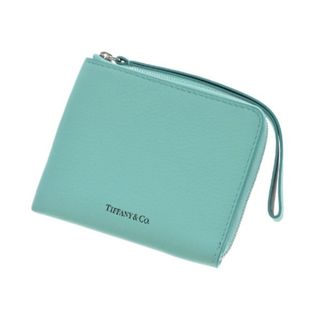 ティファニー(Tiffany & Co.)のTIFFANY & CO. ティファニー 財布・コインケース - 水色 【古着】【中古】(財布)