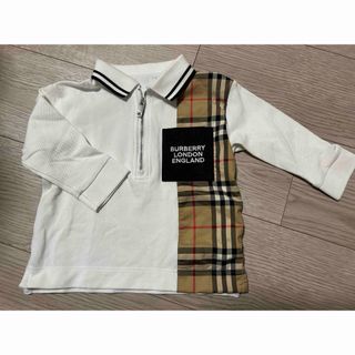 バーバリー(BURBERRY)のバーバリー　長袖ポロシャツ　18m 86cm(シャツ/カットソー)