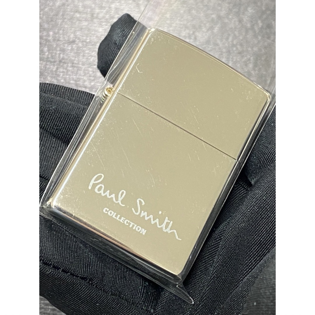 zippo ポールスミス コレクション 前面加工 シルバー 2014年製 メンズのメンズ その他(その他)の商品写真