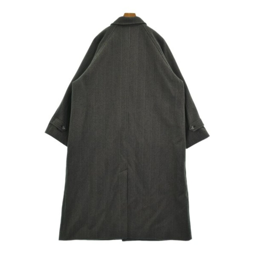 その他 ソノタ ステンカラーコート LL グレーx黒(ヘリンボーン) 【古着】【中古】 メンズのジャケット/アウター(ステンカラーコート)の商品写真