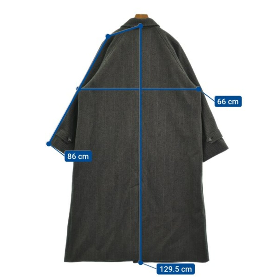 その他 ソノタ ステンカラーコート LL グレーx黒(ヘリンボーン) 【古着】【中古】 メンズのジャケット/アウター(ステンカラーコート)の商品写真