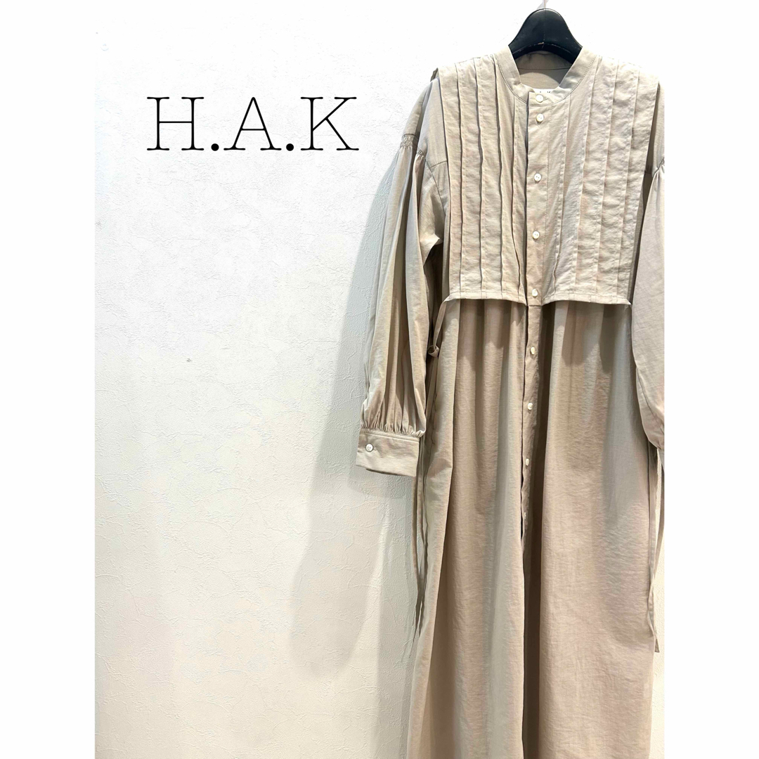 H.A.K(ハク)のH.A.K☆レイヤード ロングワンピース レディースのワンピース(ロングワンピース/マキシワンピース)の商品写真