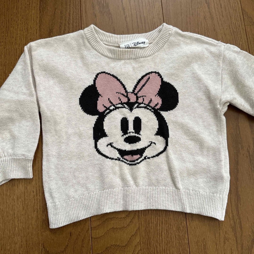 GAP Kids(ギャップキッズ)のGAPキッズ　ミニーニット　トップス キッズ/ベビー/マタニティのキッズ服女の子用(90cm~)(ニット)の商品写真