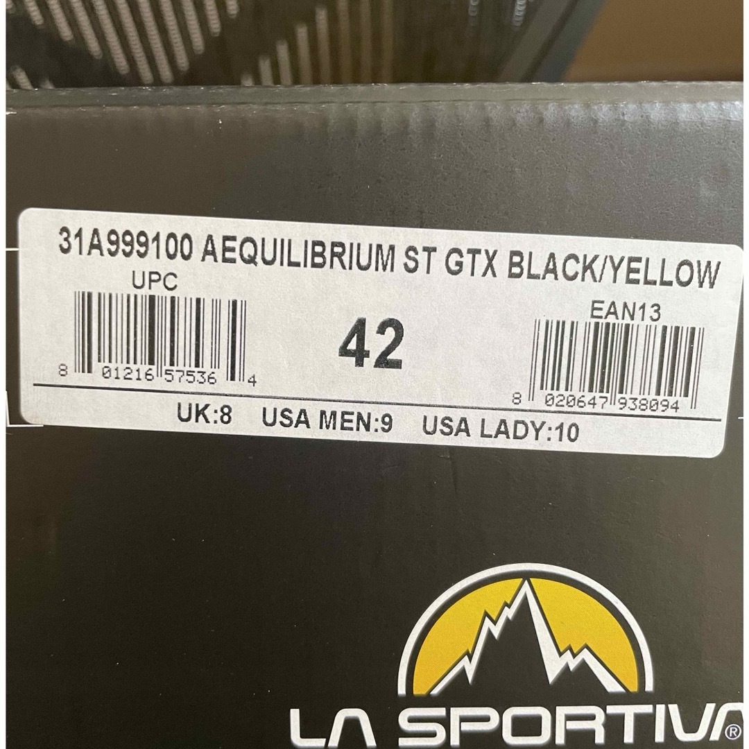 LA SPORTIVA(スポルティバ)の未使用新品　LA SPORTIVA /エクイリビウム ST GTX 42 スポーツ/アウトドアのアウトドア(登山用品)の商品写真