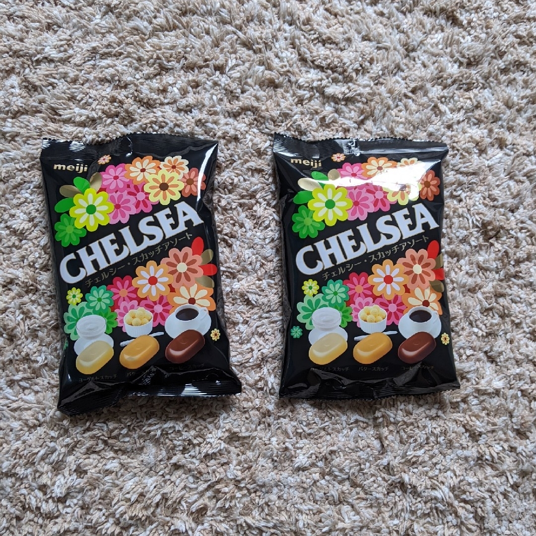 明治(メイジ)のチェルシー 飴    2袋 食品/飲料/酒の食品(菓子/デザート)の商品写真