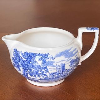 ウェッジウッド(WEDGWOOD)の【黒壺美品】ウェッジウッド★ロマンチックイングランド★クリーマー(食器)