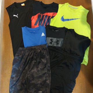 ナイキ(NIKE)の男子まとめ売り　130~140くらい　nike.adidas.puma(Tシャツ/カットソー)