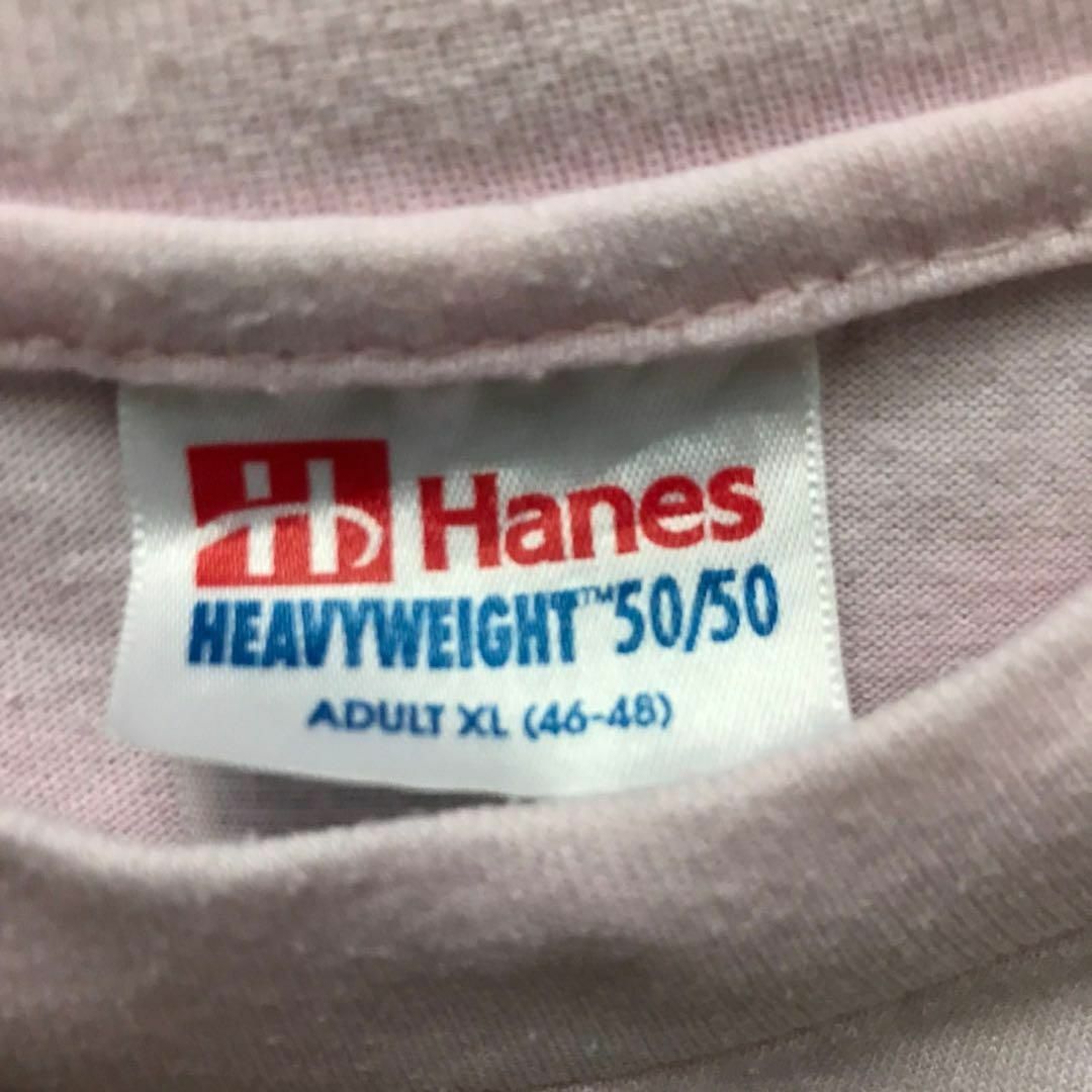 Hanes(ヘインズ)のhanes ビンク系 可愛い heavy weight プリントTシャツ メンズのトップス(Tシャツ/カットソー(半袖/袖なし))の商品写真