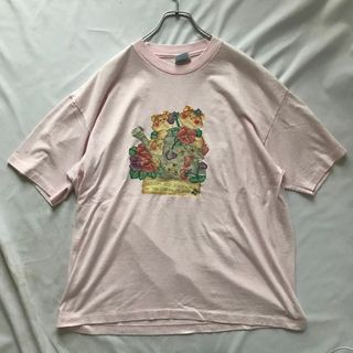 ヘインズ(Hanes)のhanes ビンク系 可愛い heavy weight プリントTシャツ(Tシャツ/カットソー(半袖/袖なし))