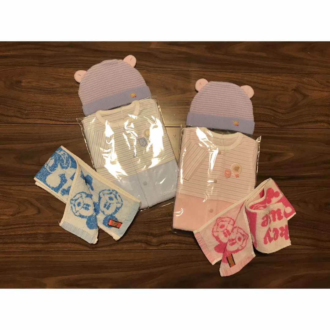 familiar - 新品 ファミリア ロンパース ツーウェイオール 帽子 出産 familiar - 新品 ファミリア ロンパース ツーウェイオール 帽子 出産