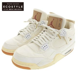 ナイキ(NIKE)のナイキ NIKE ナイキ ×Levi's リーバイス AIR JORDAN 4 RETRO NRG シューズ メンズ 白 ホワイト 27.5cm AO2571-100 9.5(US)(その他)