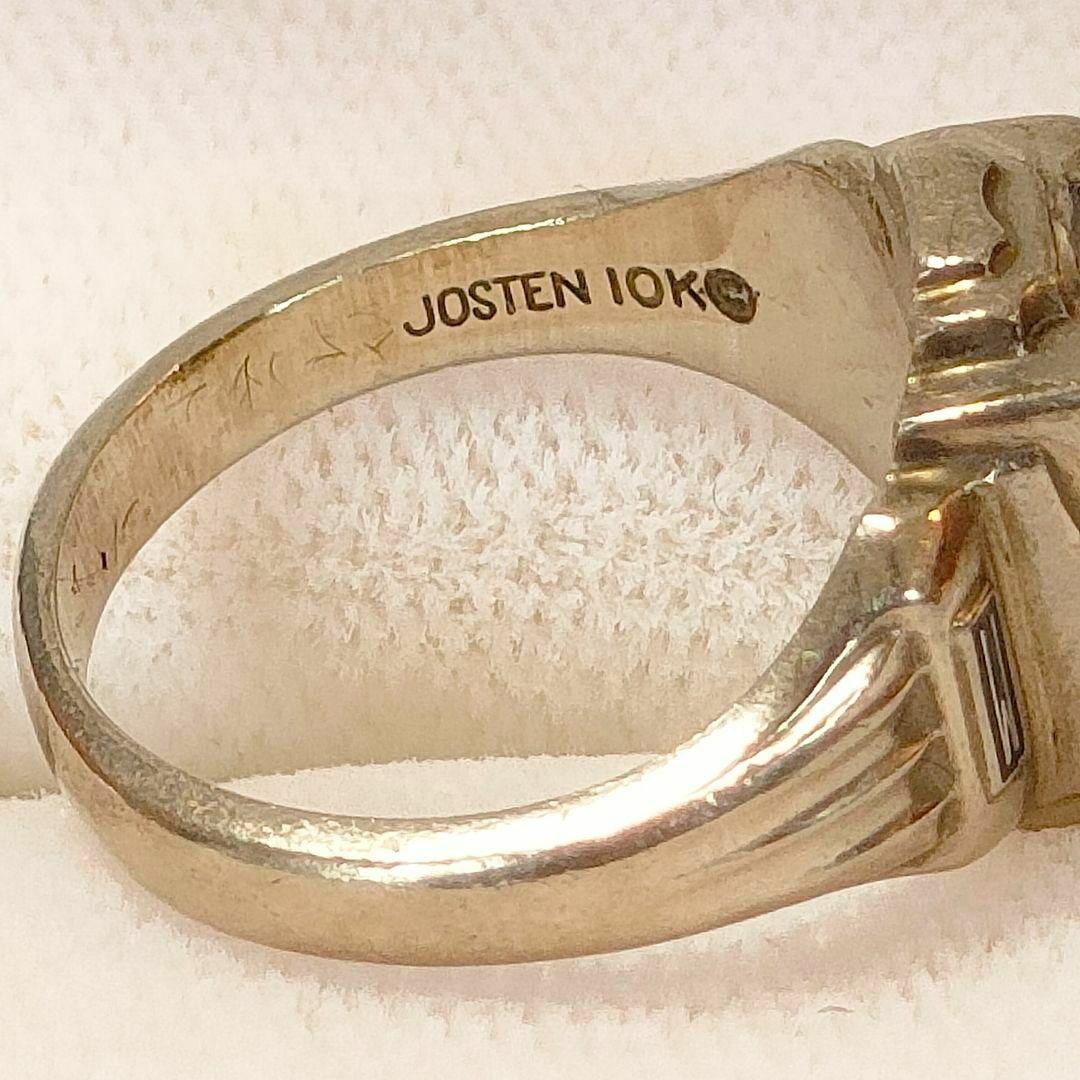 JOSTEN ジャスティン カレッジリング 10K 1975年 ヴィンテージ メンズのアクセサリー(リング(指輪))の商品写真