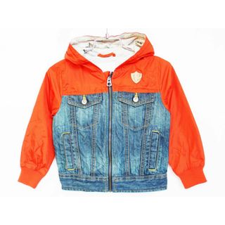 ディーゼル(DIESEL)の【春物 新入荷!】[ディーゼルキッズ/DIESEL kids]88cm ブルゾン/ジャンパー/アウター オレンジ×インディゴブルー【中古】子供服 キッズ kids ベビー服 baby 男の子 春秋 otr 223042(ジャケット/コート)