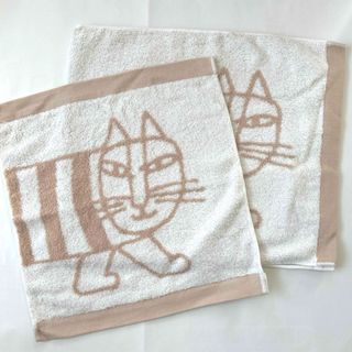 リサラーソン(Lisa Larson)のmegusan専用　リサラーソン　フェイスタオル　ハンドタオル　2枚セット(タオル/バス用品)