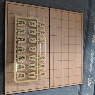 将棋 折りたたみ式 将棋盤 マグネット付(囲碁/将棋)